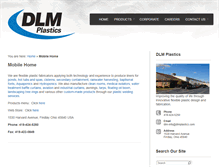 Tablet Screenshot of dlmplastics.com